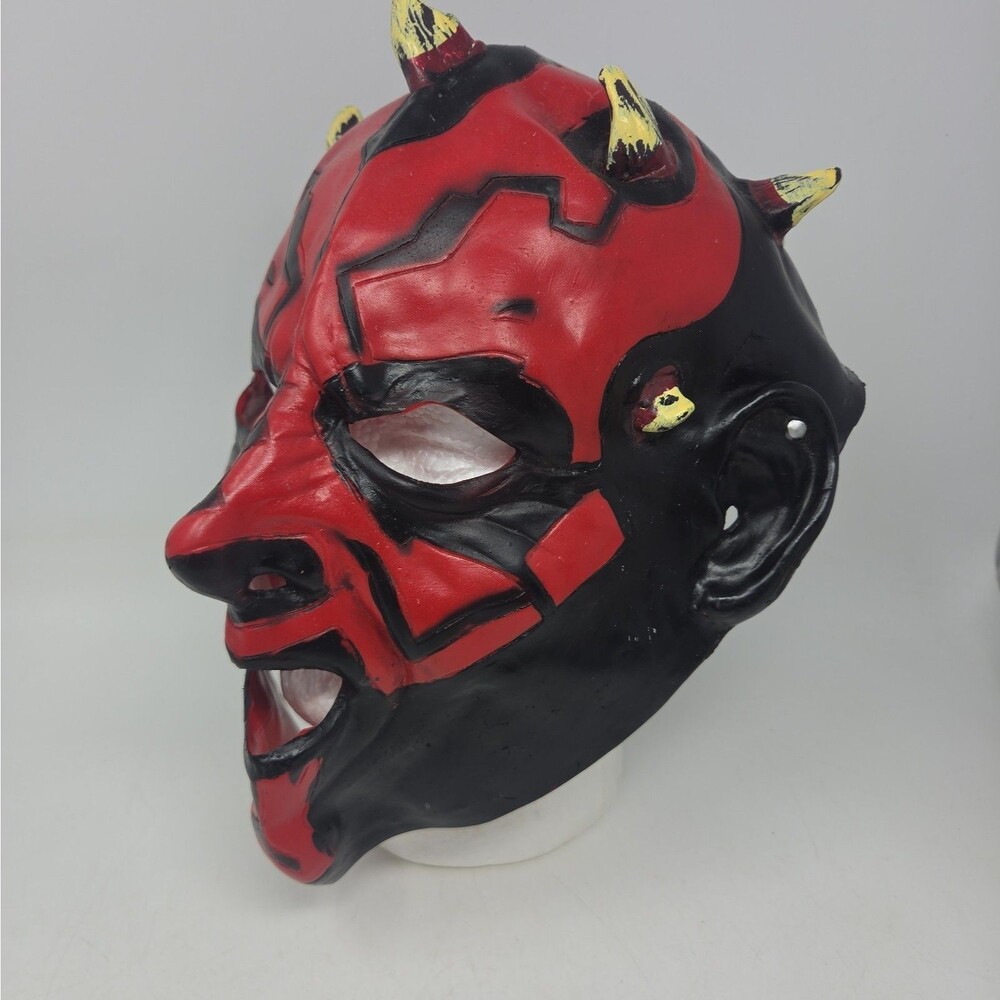 Star Wars Darth Maul Rubie's Mask Vintage Lucasfilm Sith 2012 Cosplay Costume